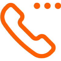 image of orange phone