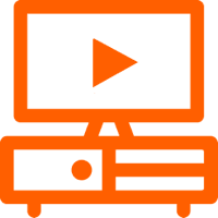 image of orange tv